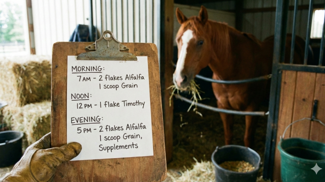 Feeding schedules Feeding schedules